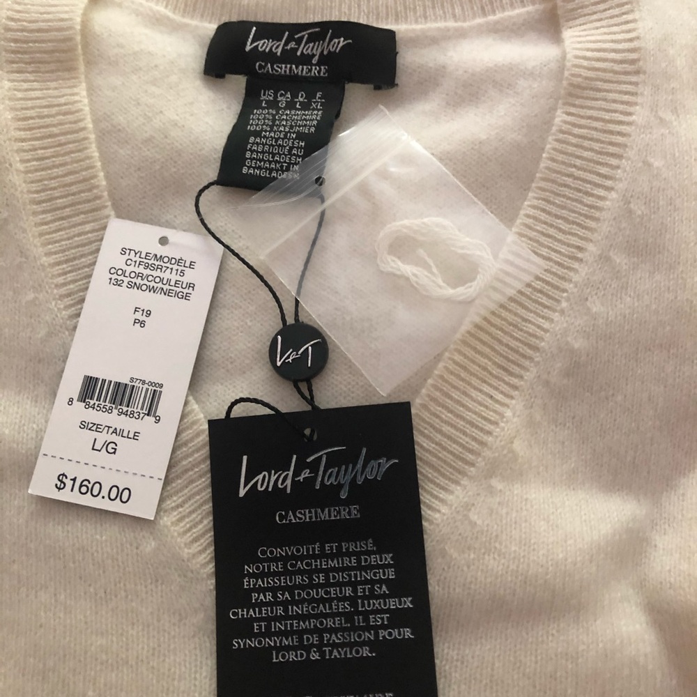 NWT CASHMERE SWEATER